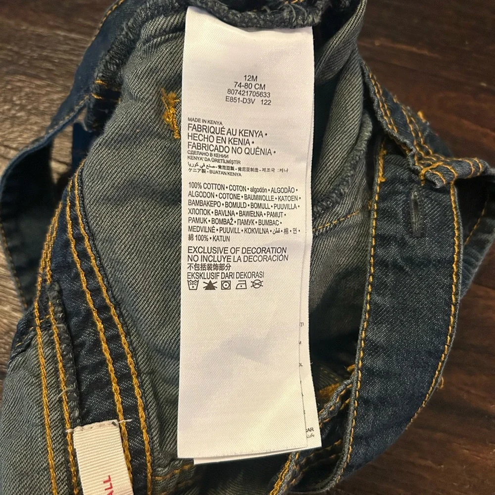 Vintage Style Classic Levi’s Kids Denim Short Overalls
